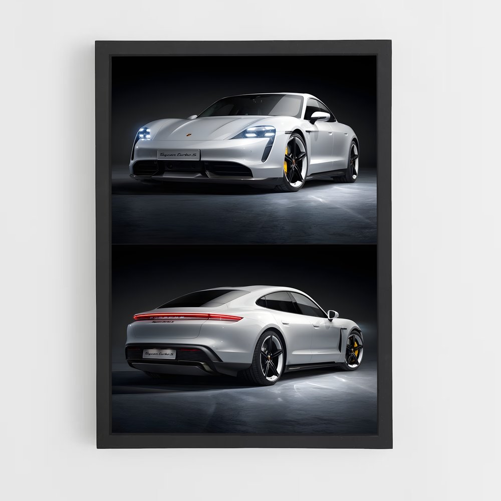 Poster Taycan Turbo S – affiche Porsche (vue 2)